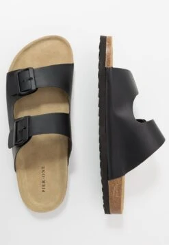 Pier One Unisex - Pantuflas - Black -Pier One Tienda a98de5f417bd4f57b176937b18a12ab7