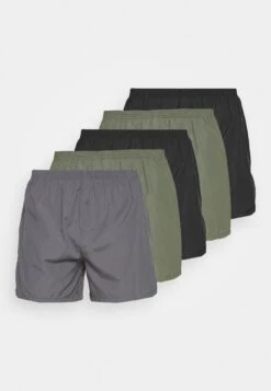 Pier One 5 Pack - Boxer - Black/Khaki/Dark Grey -Pier One Tienda aabf1b6cd2d84a338064454393e5f372