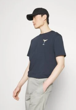 Pier One Cocktail Tee- Camiseta Estampada - 503 - Dark Blue -Pier One Tienda adbe780c31874908a9c3280b742ae4db