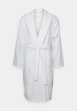 Pier One Shawl Towel Bathrobe - Albornoz - White -Pier One Tienda ae61951bd55140ac9d167b819a7964f5