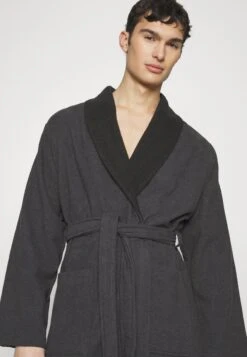 Pier One Shawl Towel Bathrobe - Albornoz - Dark Grey 11 Pier One Shawl Towel Bathrobe - Albornoz - Dark Grey -Pier One Tienda aedd72cbd7d04b83bcef8a6c104e08f9