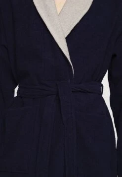 Pier One Shawl Towel Bathrobe - Albornoz -Dark Blue -Pier One Tienda b2d1f380240f4cd8892f17a5c0efe1d5