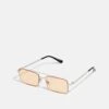 Pier One Unisex - Gafas De Sol - Silver-Coloured, Orange -Pier One Tienda b33976f6e44349a1b7687bc073608575