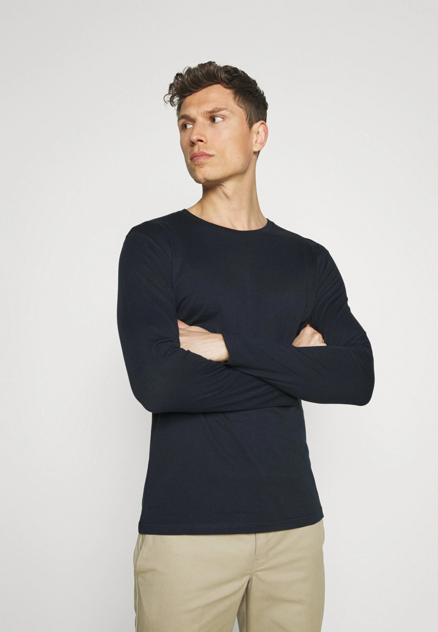 Pier One 2 Pack - Camiseta De Manga Larga - Dark Blue/Mottled Grey 6 Pier One 2 Pack - Camiseta De Manga Larga - Dark Blue/Mottled Grey - Imagen 4