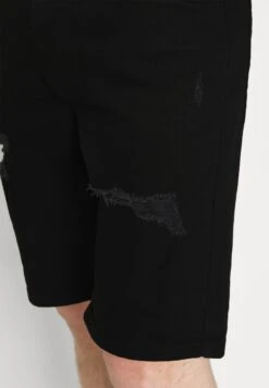 Pier One Unisex 2 Pack - Shorts Vaqueros - Blue/Black Denim -Pier One Tienda b45052168dc84bbe94a039bf85b784c6