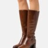 Pier One Leather - Botas - Dark Brown -Pier One Tienda b4d8e5db52414a5d8ff4c43b8e02fa77