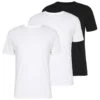 Pier One 3 Pack - Camiseta Básica -Black/ White -Pier One Tienda b69b0ec69daa4c8da2ee7d52186771e5