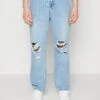 Pier One Distress On Knees - Vaqueros Boyfriend - Light Blue Denim -Pier One Tienda c70e5d5afc5f4fc1bdf2398420fe8195