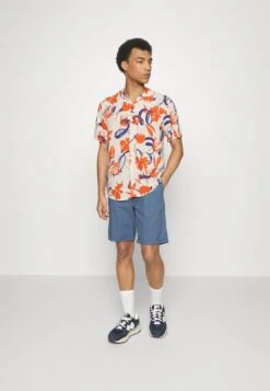 Pier One Linen Blend Drawcord Shorts- Shorts - Blue -Pier One Tienda cab796ee05c1496a94175cb67cf2f4ba