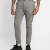 Pier One Cuffed Skinny Trouser- Pantalones Cargo - Grey -Pier One Tienda cf622340c03a4d19959ae806ee508811