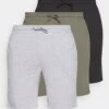 Pier One 3 Pack - Pantalón De Pijama - Black/Mottled Grey/Khaki -Pier One Tienda cfd63269131c47ba85b5a0772f5e7b9f