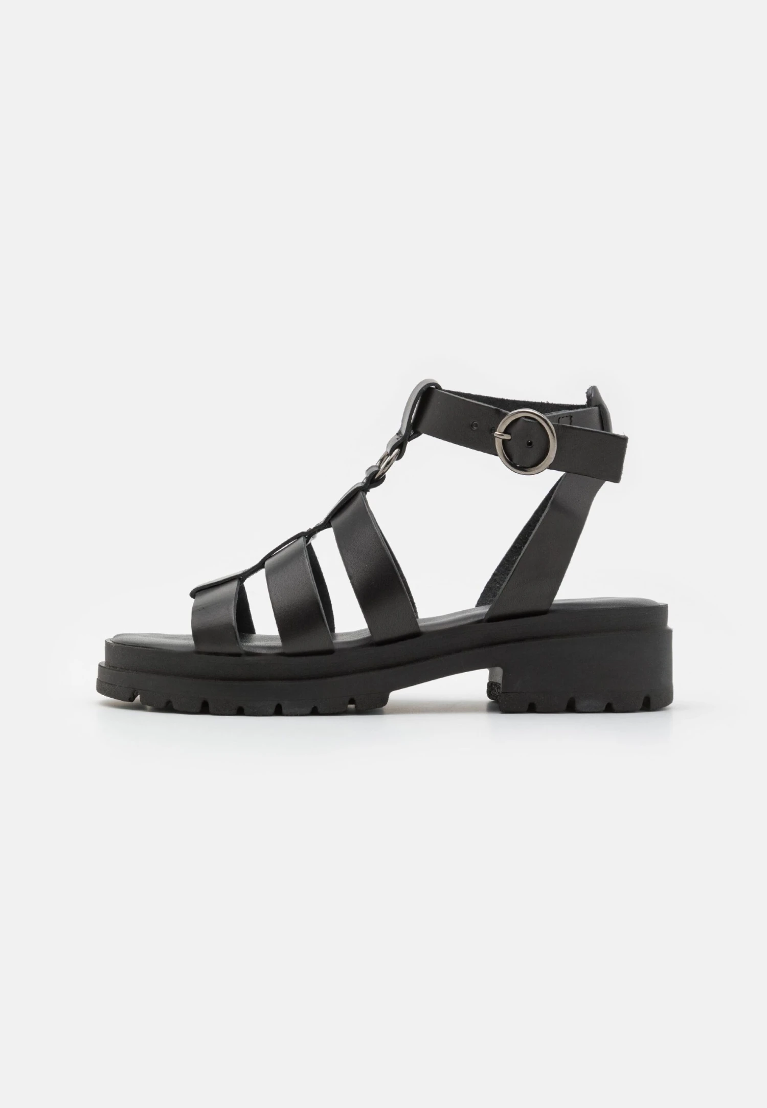 Pier One Leather - Sandalias - Black 4 Pier One Leather - Sandalias - Black - Imagen 2