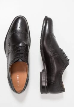 Pier One Leather - Zapatos Con Cordones - Black -Pier One Tienda d47b1b97ff7149479a6f5f2b78a5cdf6