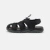 Pier One Leather - Sandalias De Senderismo - Black -Pier One Tienda d8ea1f69a05246c6b6efa7fde8b22d3e