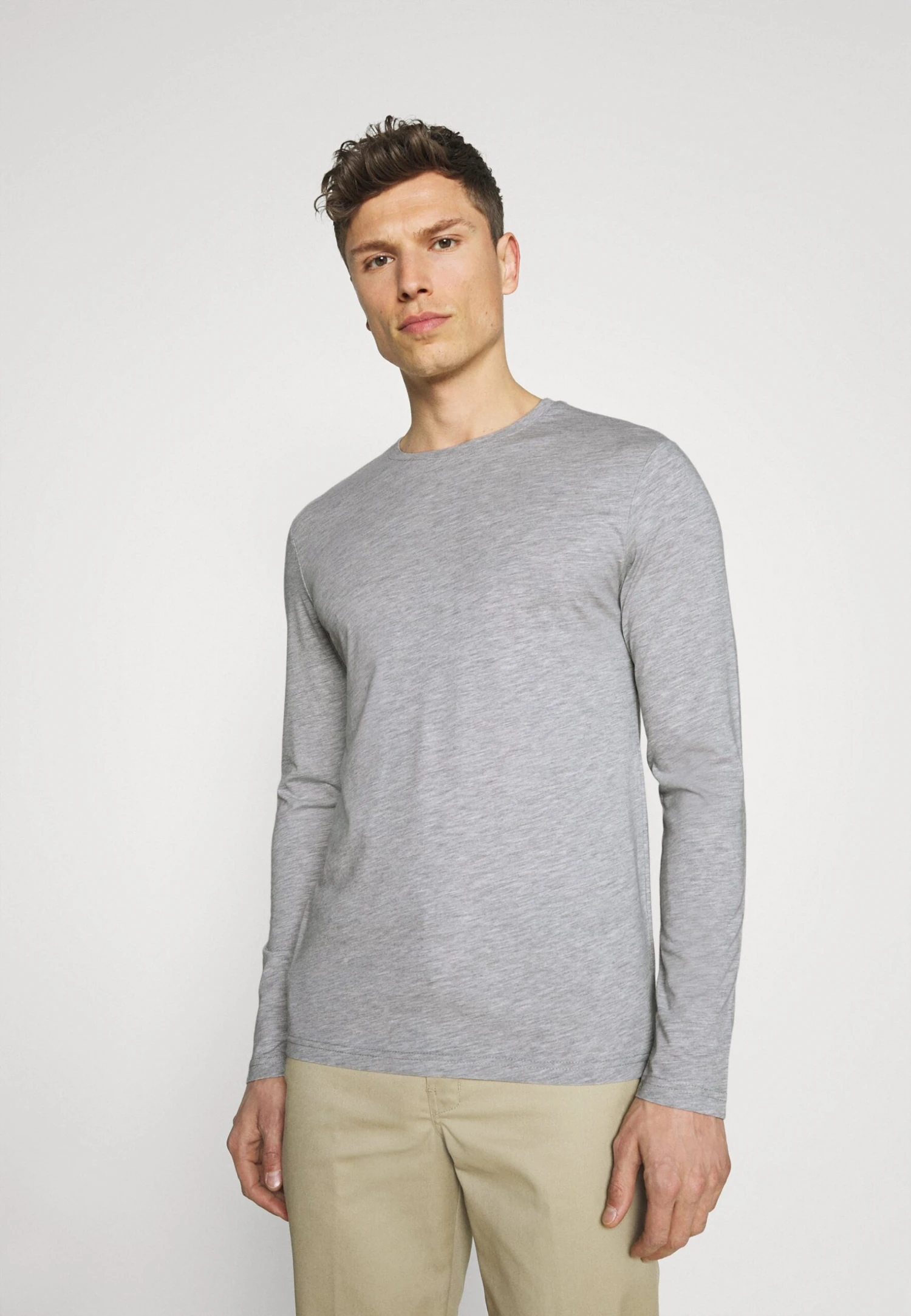 Pier One 2 Pack - Camiseta De Manga Larga - Dark Blue/Mottled Grey 4 Pier One 2 Pack - Camiseta De Manga Larga - Dark Blue/Mottled Grey - Imagen 2