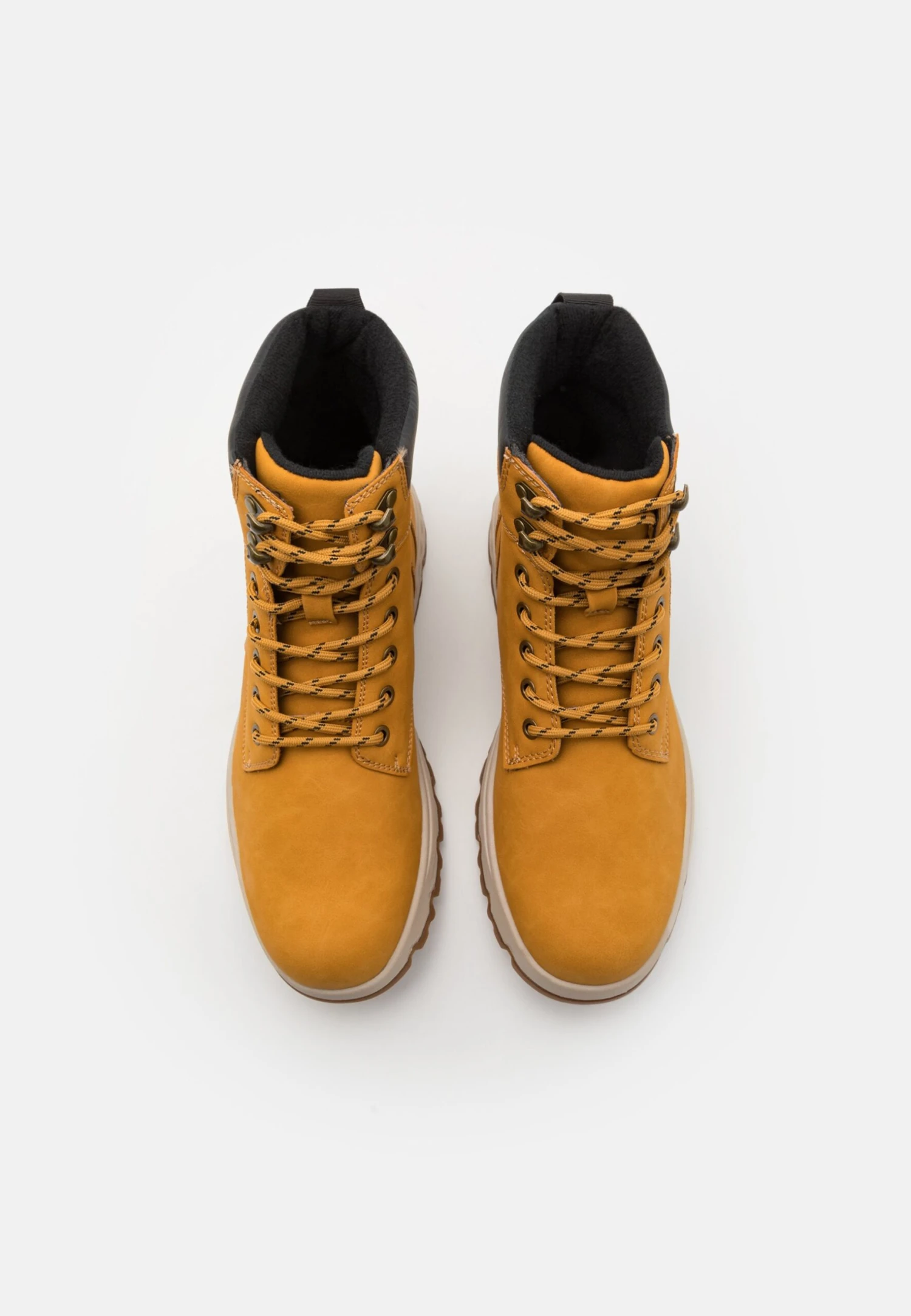 Pier One Botines Con Cordones - Yellow 6 Pier One Botines Con Cordones - Yellow - Imagen 4