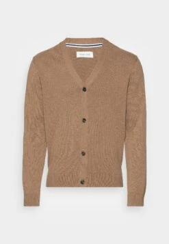 Pier One Chaqueta De Punto - Mottled Beige