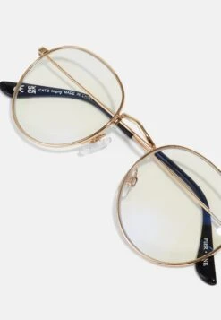 Pier One Unisex - Gafas Con Filtro De Luz Azul -Gold- Coloured -Pier One Tienda f33625ede44c4459b7dfbd3d3ec6aa31