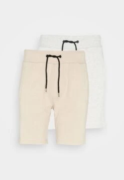 Pier One 2 Pack - Shorts - Grey/Beige -Pier One Tienda f4599e2dafe14214b9e4b26698b6585e