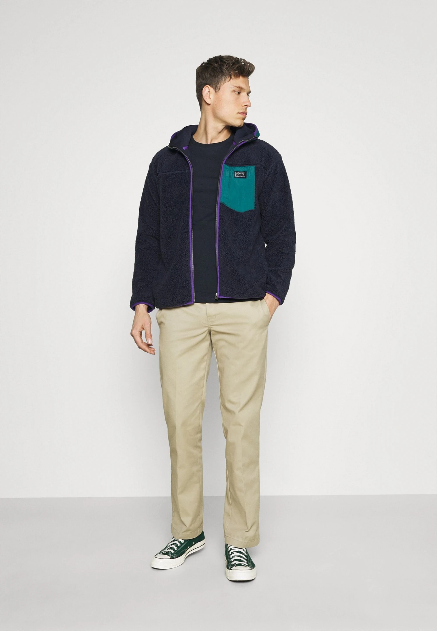 Pier One 2 Pack - Camiseta De Manga Larga - Dark Blue/Mottled Grey 3 Pier One 2 Pack - Camiseta De Manga Larga - Dark Blue/Mottled Grey