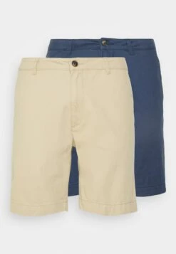 Pier One 2 Pack - Shorts -Dark Blue/Tan -Pier One Tienda f9a892a3b0b34fe9815664d9ef698d9f
