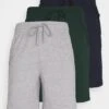 Pier One 3 Pack - Pantalón De Pijama - Dark Blue /Mottled Dark Grey/Dark Green -Pier One Tienda fbadd663c5594d29a25948737d7d986a